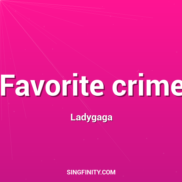 Favorite crime