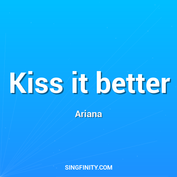 Artwork for Kiss it better