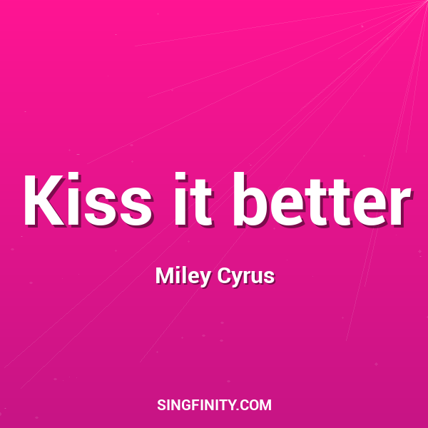 Artwork for Kiss it better