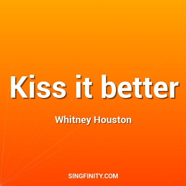 Kiss it better