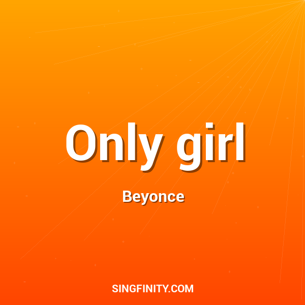 Artwork for Only girl