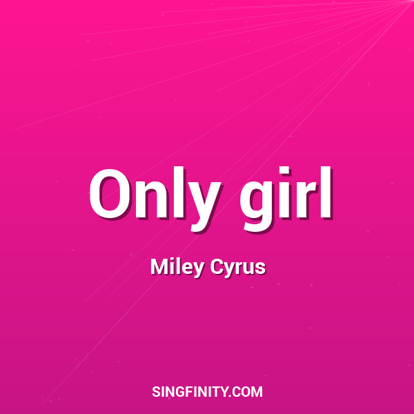 Artwork for Only girl