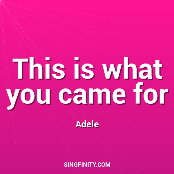 This is what you came for