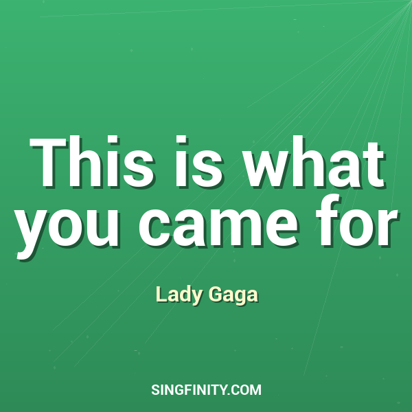 This is what you came for