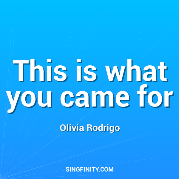 This is what you came for