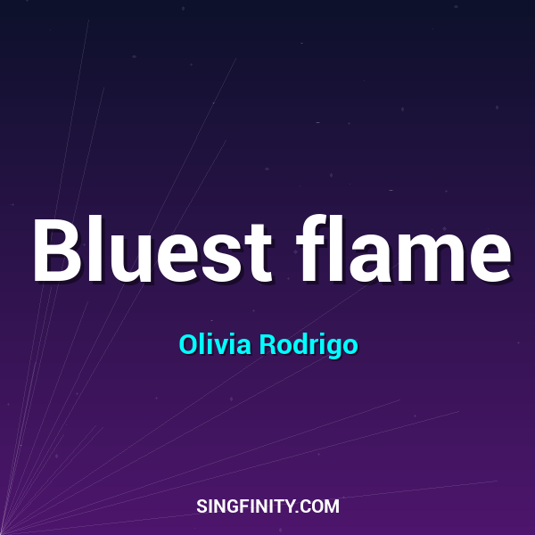 Bluest flame