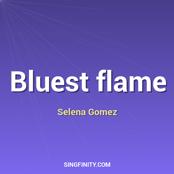 Bluest flame