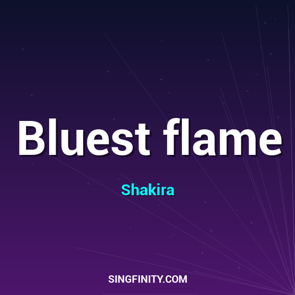 Bluest flame