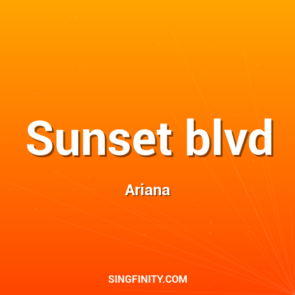 Sunset blvd