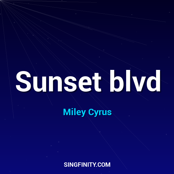 Sunset blvd