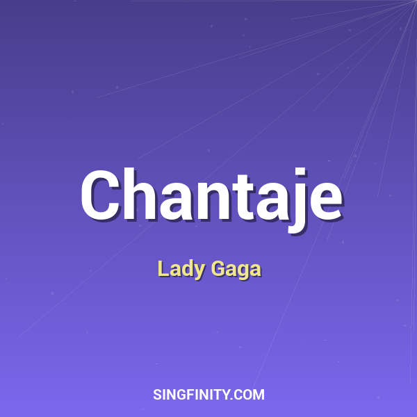 Chantaje