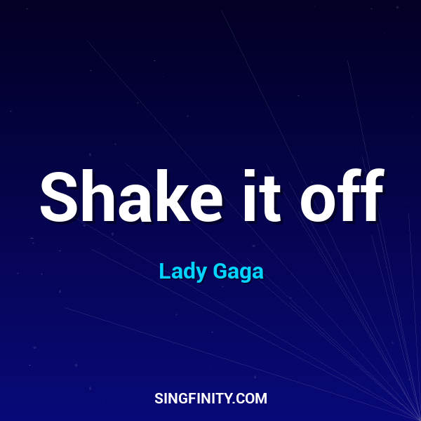 Shake it off