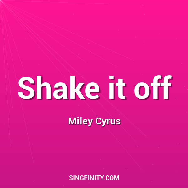 Shake it off