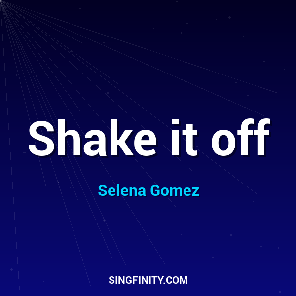 Shake it off