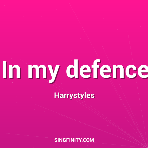 Artwork for In my defence
