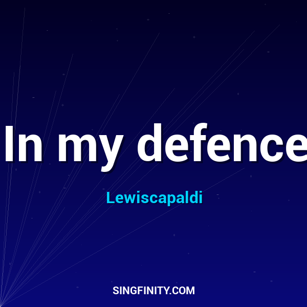 Artwork for In my defence