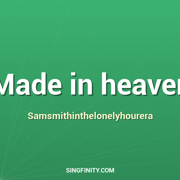 Artwork for Made in heaven