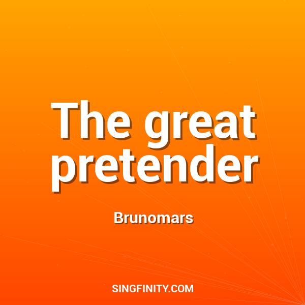 Artwork for The great pretender