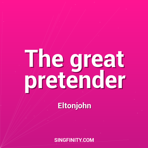 Artwork for The great pretender