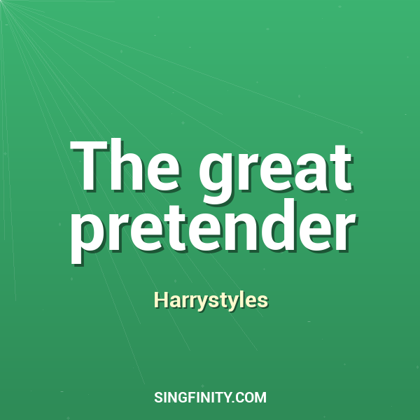 Artwork for The great pretender
