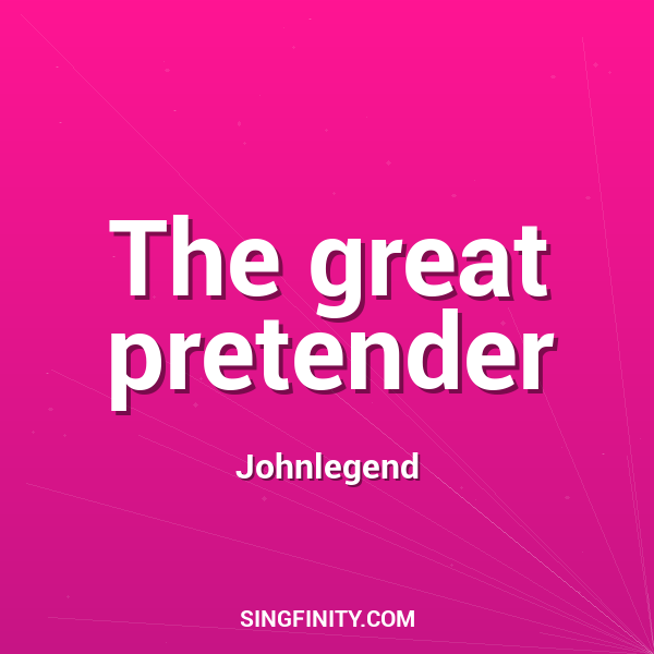 Artwork for The great pretender