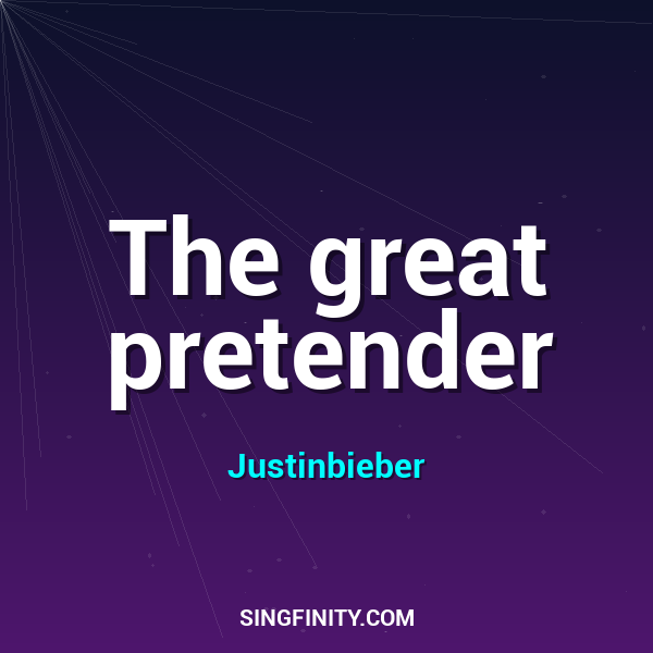 Artwork for The great pretender
