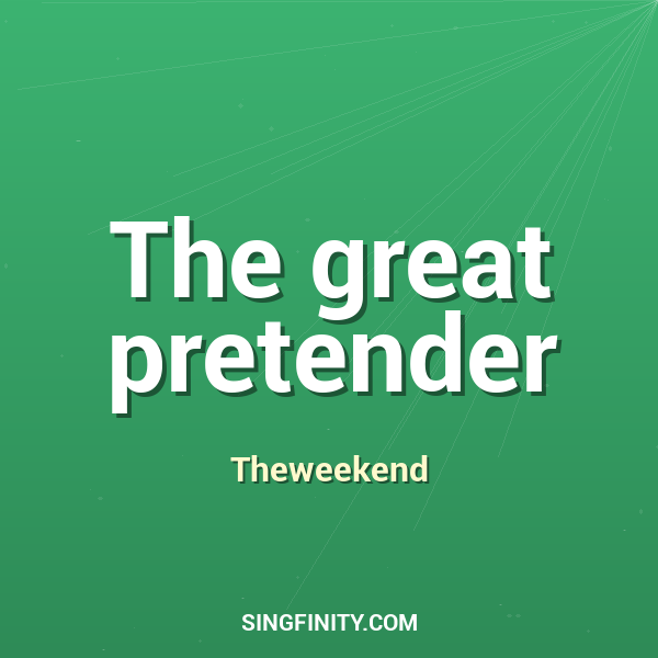 Artwork for The great pretender
