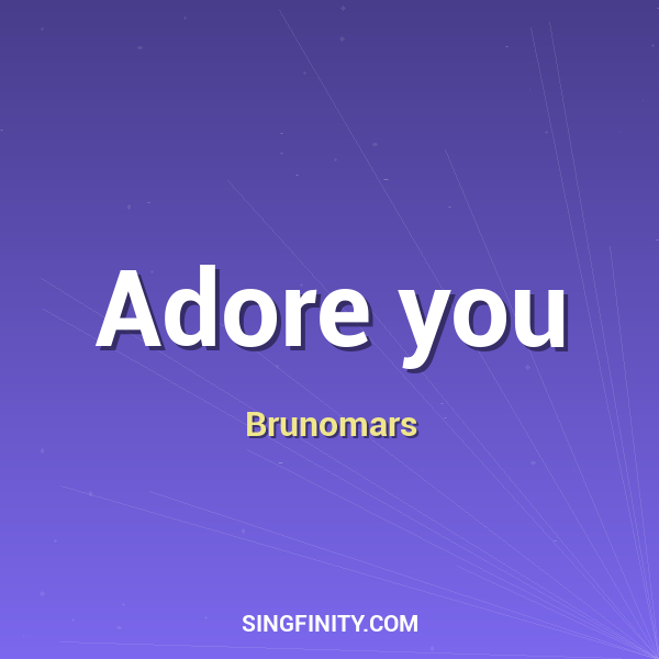 Artwork for Adore you