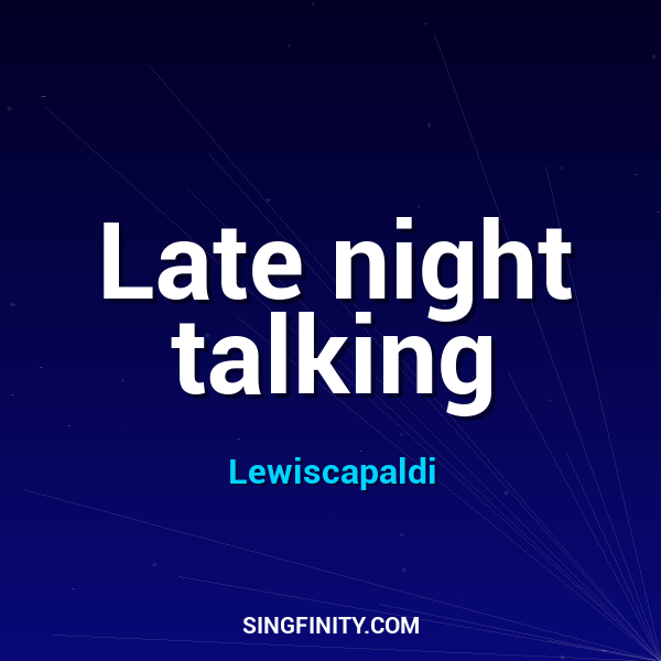 Late night talking