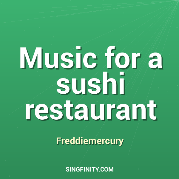 Artwork for Music for a sushi restaurant