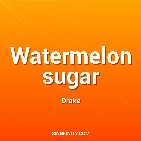 Watermelon sugar
