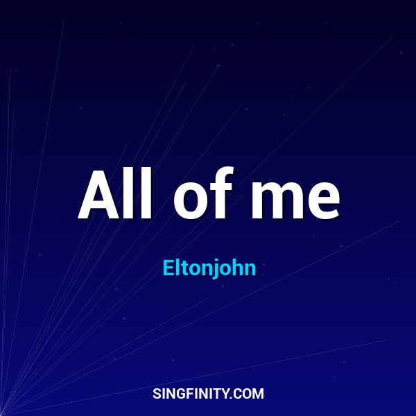 Artwork for All of me