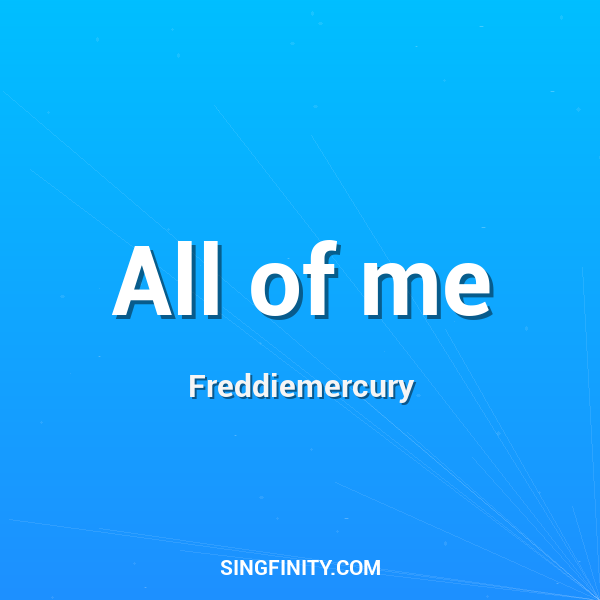 Artwork for All of me