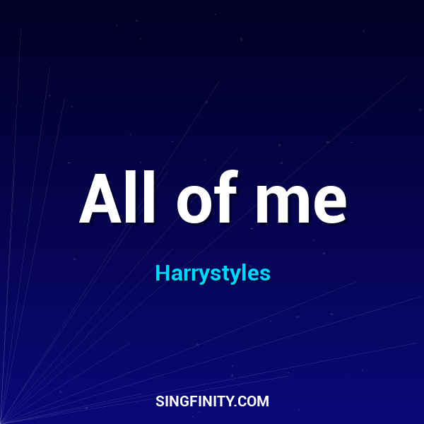 Artwork for All of me