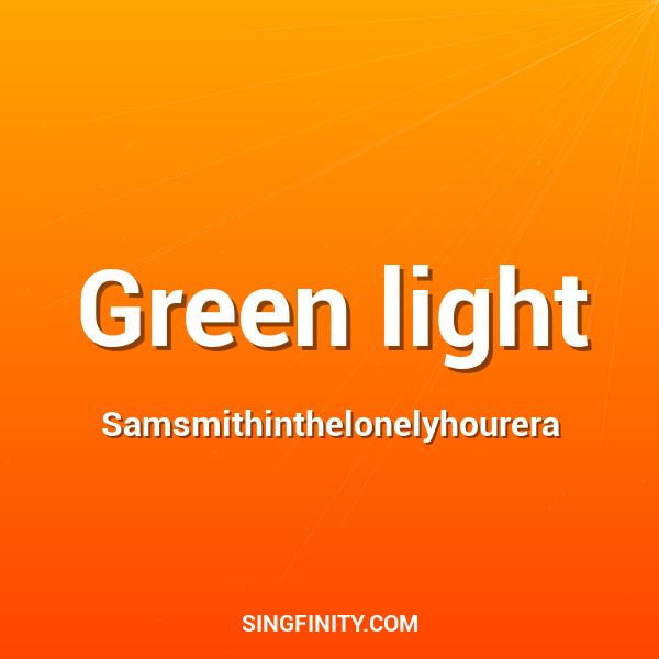 Artwork for Green light