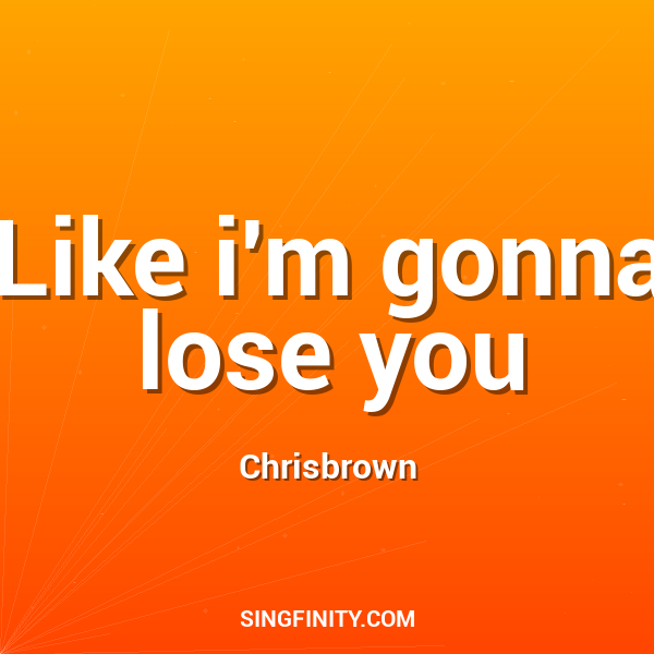 Artwork for Like i'm gonna lose you