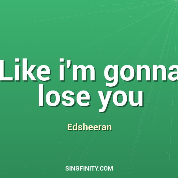 Artwork for Like i'm gonna lose you