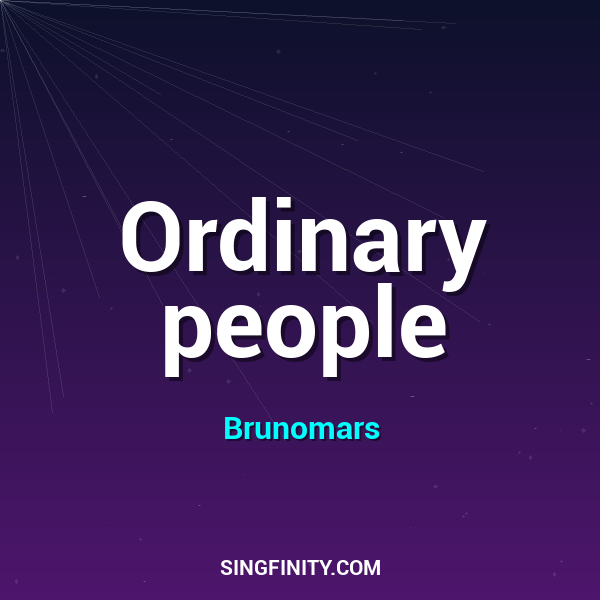 Artwork for Ordinary people