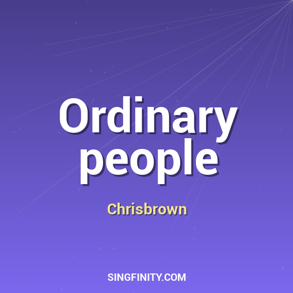Artwork for Ordinary people