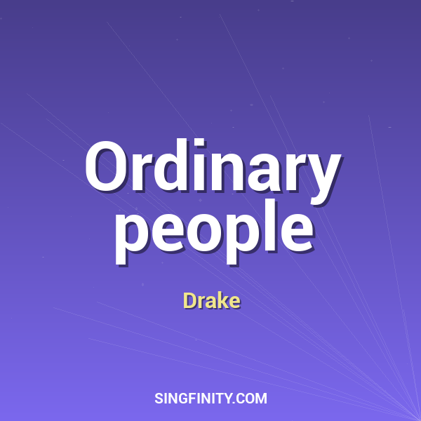 Artwork for Ordinary people