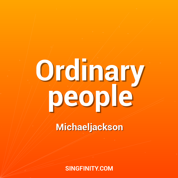 Artwork for Ordinary people