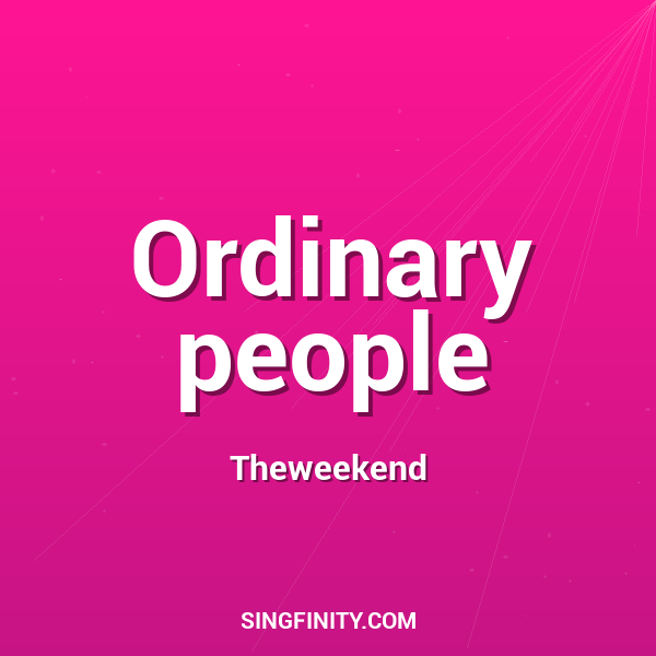 Artwork for Ordinary people