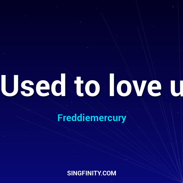 Artwork for Used to love u