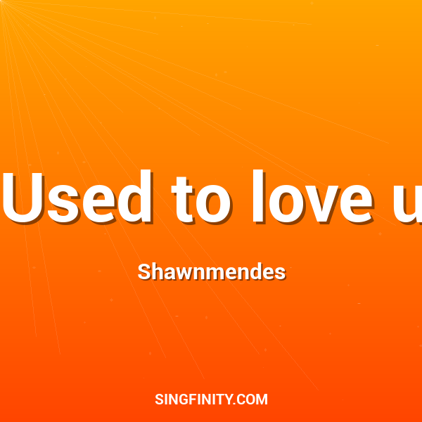 Artwork for Used to love u