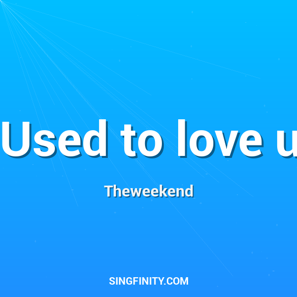 Artwork for Used to love u