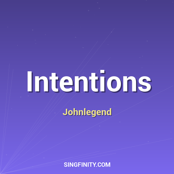 Artwork for Intentions