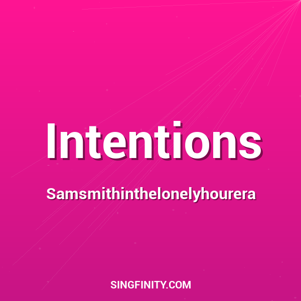 Artwork for Intentions