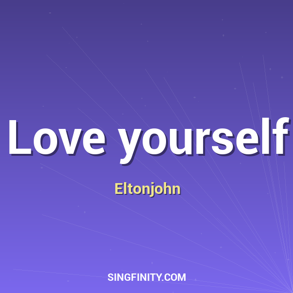 Artwork for Love yourself