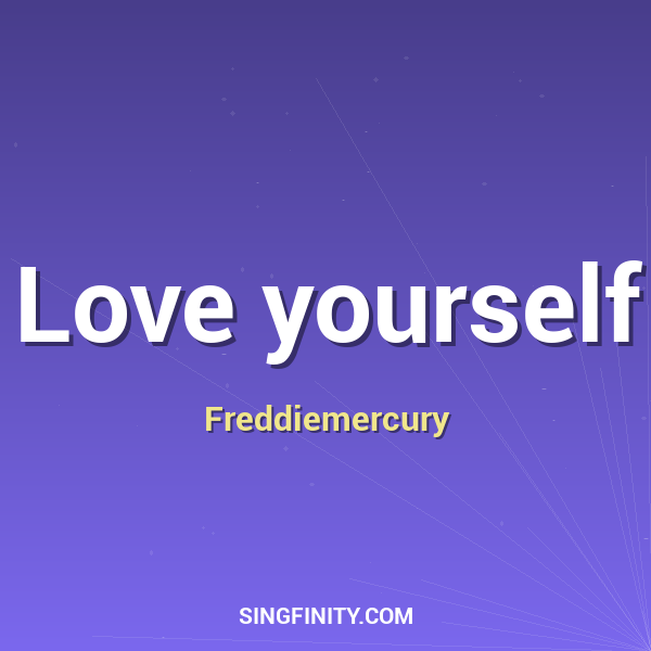 Artwork for Love yourself