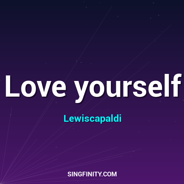 Artwork for Love yourself